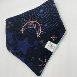 Handmade metallic sun moon pet, cat, dog bandana